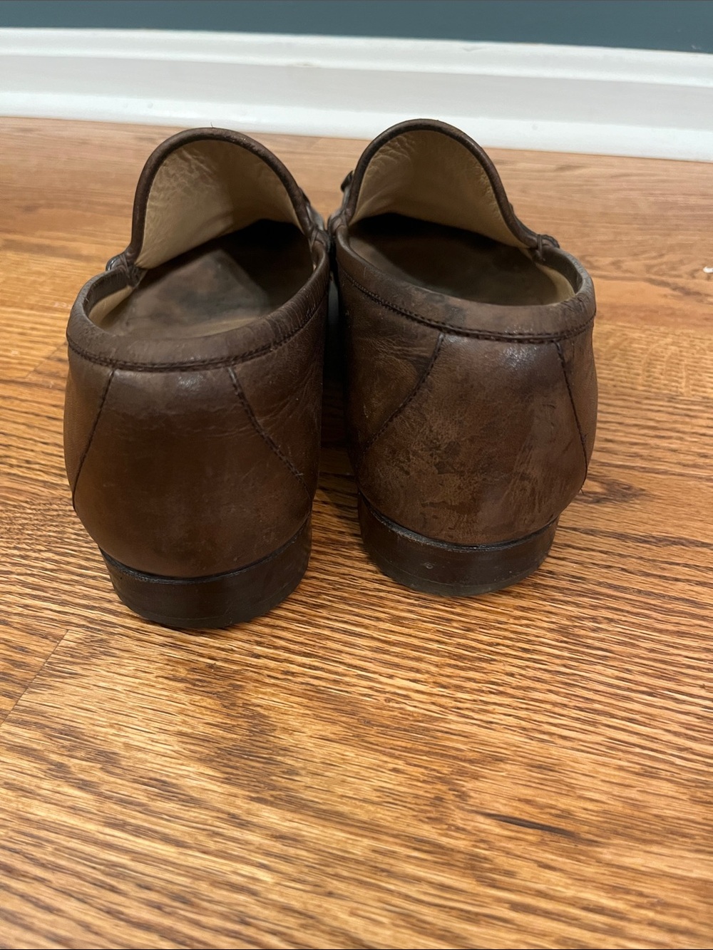 Damaged men’s Gucci dress shoes 10.5 D - Picture 7 of 12